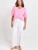 Palm Relaxed Pant - White/ Black
