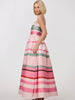 Charlize Gown - Retro Stripe