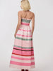 Charlize Gown - Retro Stripe
