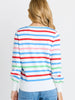 Indie Cotton Knit Sweater - Sorbet Stripe