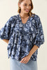Wilma Top - Navy