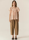 Avrid Barrel Pant - Khaki