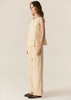 Saga Button Pant - Butter