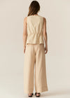 Saga Button Pant - Butter