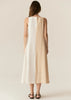 Saga Two Tone Dress - Butter/Ivory