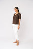 Gathering Force Top - Cocoa