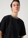 Crushed Travel Top - Black