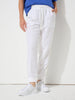 Essential Linen Jogger Pant - White