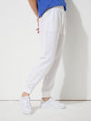 Essential Linen Jogger Pant - White