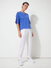 Essential Linen Jogger Pant - White