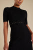 Parker Crepe Knit Dress - Black