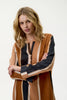 Bazaar Moroccan Stripe Dress - Cigar