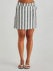 Nevada Skirt - Cream/Black Stripe
