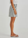 Nevada Skirt - Cream/Black Stripe