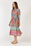 Tirupati Maxi Print Dress