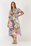 Udita Kaftan Print Dress