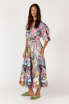 Udita Maxi Print Dress
