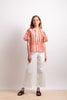 Draw The Line Blouse - Koi Stripe