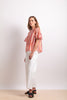 Draw The Line Blouse - Koi Stripe