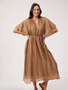 Kenya Midi Dress - Wheat