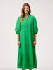 Larissa Broderie Maxi Dress - Green
