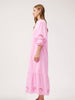 Larissa Broderie Maxi Dress - Pink
