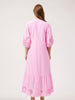 Larissa Broderie Maxi Dress - Pink
