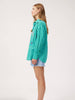 Mykonos Embroidered Stripe Shirt - Green