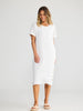 Foreshore Dress - White