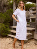 Foreshore Dress - White