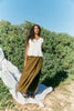 Anita Wrap Skirt - Olive