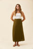 Anita Wrap Skirt - Olive