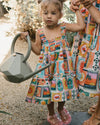Girls Meadow Dress - Spicy Summer