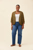 Maggie Crochet Cape - Olive