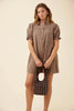 Preston Shirt Dress - Taupe