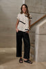 Long Linen Pant - Black