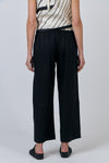 Long Linen Pant - Black