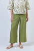 Long Linen Pant - Moss