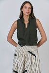 Sleeveless Top - Licorice