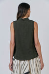 Sleeveless Top - Licorice