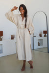 Mae Linen Dress - Oatmeal