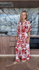 Mia Shirtdress - Red Sumba