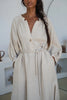 Mae Linen Dress - Oatmeal