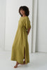 Valerie Linen Dress - Olive