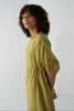 Valerie Linen Dress - Olive
