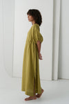 Valerie Linen Dress - Olive