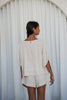 Tina Linen Top - Oatmeal