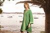 Allegra Linen Dress - Emerald