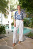Taylor Botanical Blouse - Denim