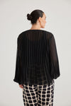 Georgie Long Sleeve Top - Black